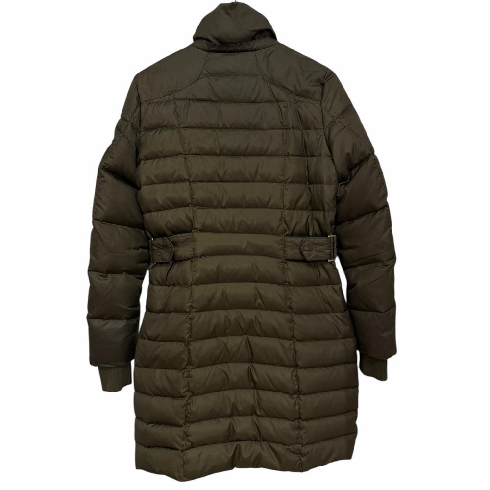 Sam Edelman Olive Green Lightweight Long Quilted Puffer Coat S Transition - Picture 3 of 11